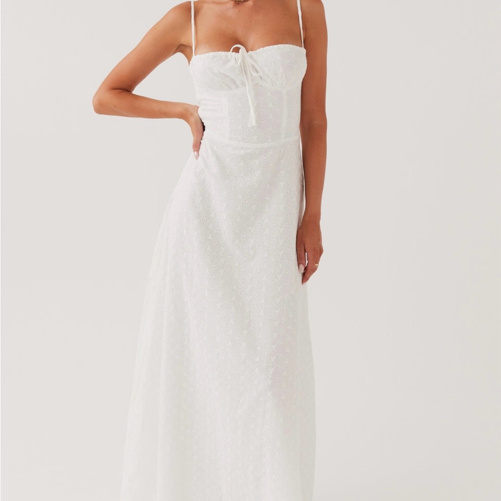 Elsie Peppermayo Maxi Dress - White